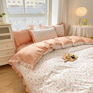 Personalizza a buon mercato stampato 7 pezzi <span class=keywords><strong>lettino</strong></span> <span class=keywords><strong>set</strong></span> biancheria da letto <span class=keywords><strong>piumino</strong></span> 100% cotone lenzuolo di lusso 4 pezzi biancheria da letto <span class=keywords><strong>set</strong></span> lenzuola principessa - Product Image 6