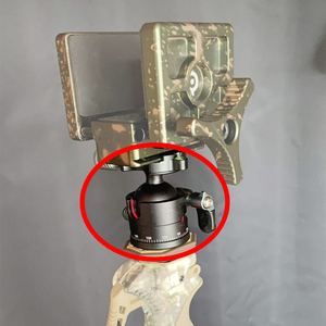 Tête de trépied pivotante à 360 degrés en alliage d'aluminium robuste pour appareil photo - Product Image 5