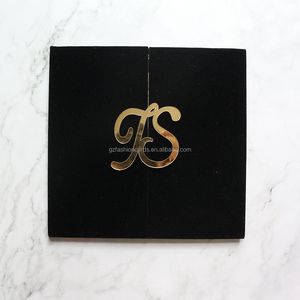 กำมะหยี่งานแต่งงานอะคริลิคการ์ดเชิญอะคริลิค <span class=keywords><strong>Monogram</strong></span> - Product Image 1