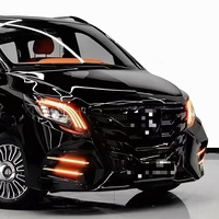 Nuevo Juego Completo de Parachoques Delantero, Faros Delanteros, Luces Traseras, Kit de Carrocería de Alta Calidad, Plug+Play para Mercedes Benz Clase V W447 Vito 2016-2020