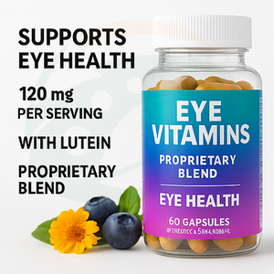 كبسولات فيتامين العين الأكثر مبيعًا على أمازون، 60 كبسولة مع اللوتين والزنك للبالغين، لتخفيف جفاف العين وحماية العين من شاشات الكمبيوتر - Product Image 3