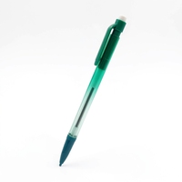 Crayon mécanique transparent multicolore avec gomme intégrée pour l'école et le bureau