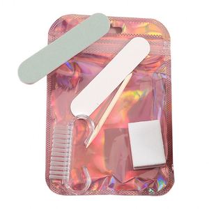 Hot Convenient Press on <b>Nails</b> <b>Kits</b> Including File Pusher Jelly Glue for Handmade Press on <b>Nails</b> - Product Image 1