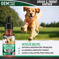 OEM Chenil Toux goutte pour Chiens Chats Chien Allergie Chat Soulagement de l'asthme Mullen Leaf Elderberry Blend Dry Wet Barky Cough Relief
