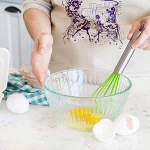 <span class=keywords><strong>Fouet</strong></span> en silicone avec poignée en acier inoxydable, outil de <span class=keywords><strong>cuisine</strong></span>, batteur à oeufs robuste pour la cuisson, le mélange, le battage et l'agitation Sma - Product Image 6