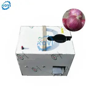 commercial onion top and tail root concav cut machine garlic slicer cutter machine