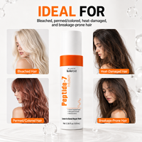 Masker Rambut Perbaikan Ikatan Peptide-7 7 Peptida Aktif Perawatan Keratin untuk Rambut Kering, Mengembang, dan Diwarnai Salon