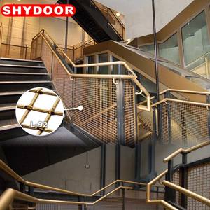 Rampe d'escalier extérieure en <span class=keywords><strong>acier</strong></span> inoxydable et verre - Garde-corps moderne minimaliste soudé haute résistance - Product Image 3