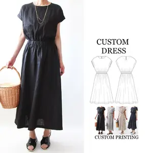 Herstellung kunden spezifische Kleidung Hochwertige China Kleid Kleidung Lieferanten Hersteller Verifizierte Frauen Kleidung Fabrik OEM Kleid