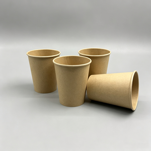 Gobelet en papier kraft écologique jetable, revêtement PE, dimensions personnalisées, impression 0-8 couleurs pour emballage de café, thé, lait et autres boissons - Product Image 6