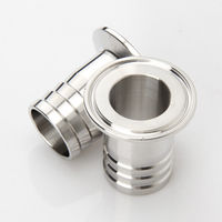 Adaptateur de tuyau d'accouplement en acier inoxydable pour brassage domestique TC, tuyau en caoutchouc fileté sanitaire raccord Triclamp