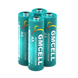 Baterías Recargables de Litio AA OEM GMCELL para Juguetes, 1.5V 3000mWh 1000 Ciclos, -20-60°C, Blister con Tarjeta a Color - Product Image 1