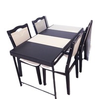 Rollbarer Esstisch aus Holz mit Beweglichem Tisch Küchen-Heimeinrichtung Wandklappbarer Aufbewahrungstisch Platzsparender Wandtisch