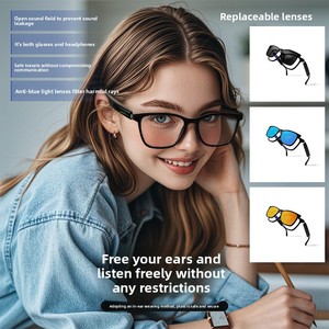Lentes Magnéticas Desmontables, Gafas Inteligentes, Gafas de Sol para Conducir, Polarizadas, Protección UV y Anti-luz Azul, <span class=keywords><strong>Llamadas</strong></span> BT, Música - Product Image 6