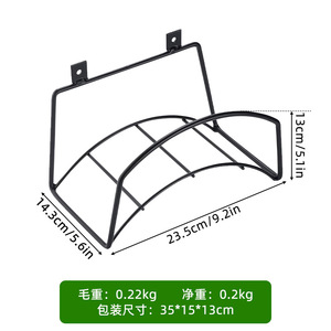 Elegante Soporte de Pared para Manguera, Estructura Metálica de Acero Inoxidable, Soporte para Tubería de Agua de Jardín, para Almacenamiento en Patio Exterior, Verde - Product Image 2