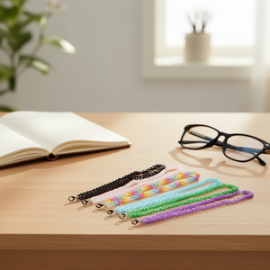 Catena di plastica con chiusura a tre maglie, 70 cm, per occhiali, catena per occhiali - Product Image 2