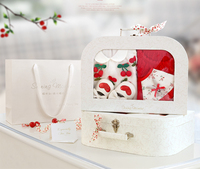 Haute qualité bébé infantile enfant en bas âge vêtements douche cadeau emballage boîte enfants jouets emballage Carton valise carton bébé garçon boîtes