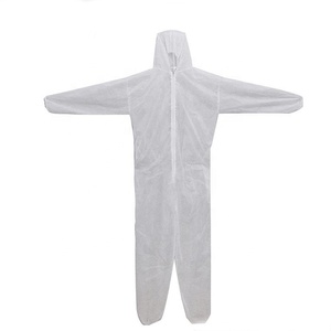 ชุดจั๊มสูทป้องกันผ้าใยสังเคราะห์แบบใช้แล้วทิ้งวัสดุนิ่ม sms/ PP - Product Image 4