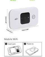 Routeur 4G MF800, routeur Wifi sans fil Mifi, Wifi portable pour diffusion en direct, portable pour utilisation en véhicule, routeur mobile
