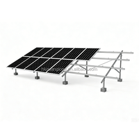 Soporte de montaje en suelo Angels para riel de paneles solares fotovoltaicos, estructura del sistema de montaje en suelo para sistemas fotovoltaicos