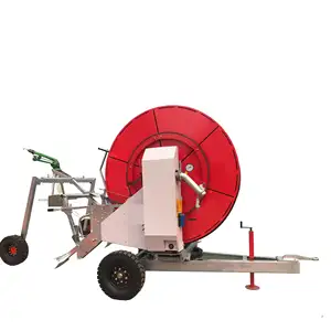 Automatique d'irrigation de bobine de tuyau de type treillis avec système d'arrosage à gros canon JP75-300