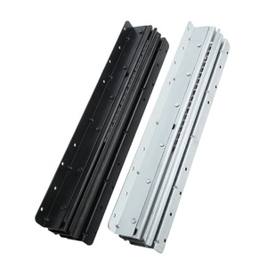 Modern Heavy-Duty Steel Staircase Bottom Cabinet Sliding Rail <b>Shoe</b> Rack Three-Section Push-Pull Telescopic Track for Kitchen Use - Product Image 1