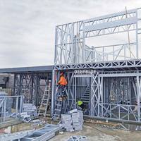 Maison préfabriquée australienne construite avec structure en acier léger et panneau mural en ciment Eps
