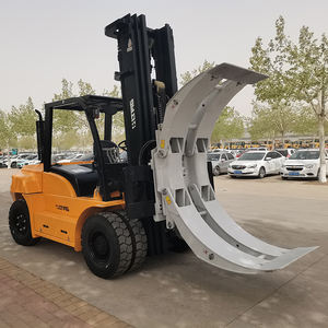 Картонный зажим вилочный погрузчик 5 тонн 6 тонн 7 тонн дизельный погрузчик с рулонным зажимом бумаги - Product Image 6