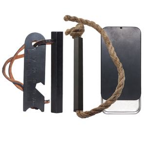 Kit allume-feu de camping Hexagon Firesteel Ferro Rod avec mèche en jute <span class=keywords><strong>Tinder</strong></span> - Product Image 5