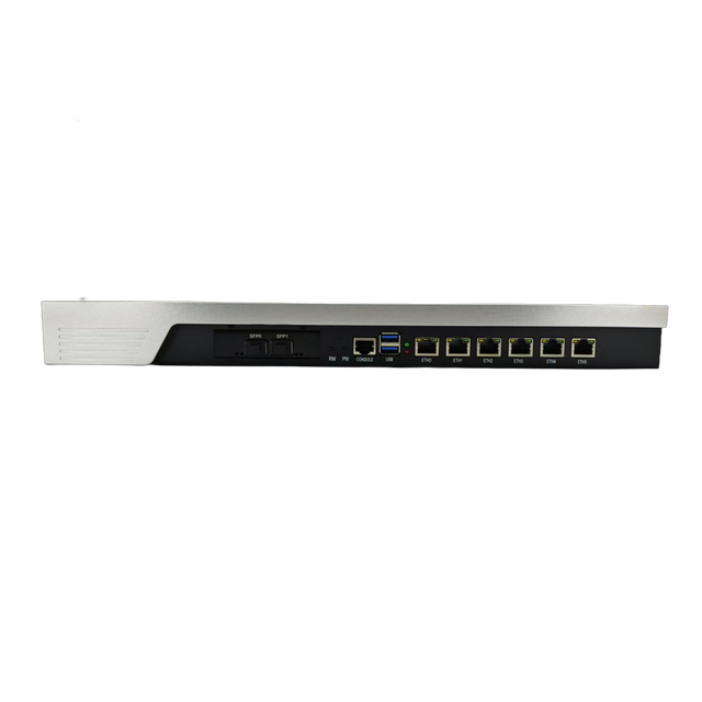Low Power Network Security Server with 6* Intel 1000M Ethernet LAN 2*10GbE SFP+ Dual Memory Firewall Router PFSense