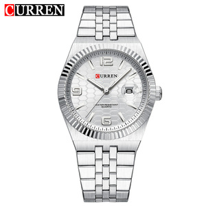 นาฬิกาควอตซ์การ์ตูนธุรกิจสำหรับผู้ชายสุดหรู รุ่น 8498 หน้าปัด 40 มม. สายสแตนเลส กันน้ำ เรืองแสง แสดงวันที่/วันในสัปดาห์ - Product Image 3