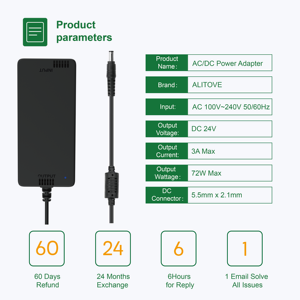 Ce GS SAA ul FCC cấp giấy chứng nhận 24V 1A 1.5A <span class=keywords><strong>AC</strong></span> DC Adaptor 5V 9V 15V 18V 2A 3A 4A 5A cung cấp điện 12V 2.5A laptor Power <span class=keywords><strong>Adapter</strong></span> - Product Image 5