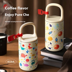 Thermos en acier inoxydable à double paroi 14 <span class=keywords><strong>oz</strong></span> bouteille <span class=keywords><strong>d</strong></span>'eau isolée sous vide pour boissons chaudes et froides - Product Image 2
