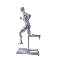 Mannequin robot électrique dynamique en fibre de verre haute technologie pour vitrine créative de vêtements pour hommes, entièrement articulé