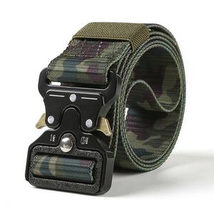 Ceintures tactiques pour hommes, robustes, à dégagement rapide, boucle en métal, ceinture d'entraînement pour l'escalade, ceinture de chasse, sangle de travail, ceinture en nylon camouflage - Product Image 6