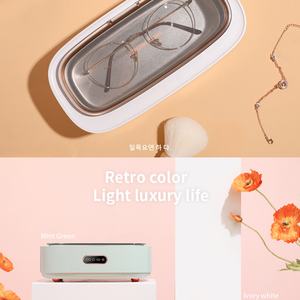 Nettoyeur à ultrasons portable 45 kHz haute fréquence pour bijoux, lunettes, montres, outils de maquillage pour usage domestique - Product Image 6