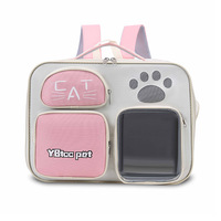 Sac à dos de transport pour chat en gros, respirant, anti-stress, grand espace, pour chats et petits chiens, idéal pour les voyages et les promenades en extérieur