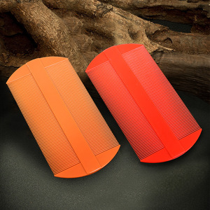 Peine de plástico con dientes ultrafinos para caspa, piojos y pulgas, peine de masaje multifunción de 15-20Cm para niños, Color sólido - Product Image 1