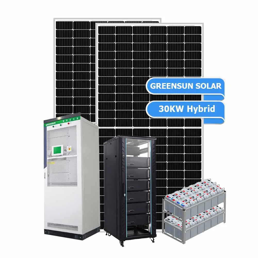 Power Station 30kw 40kw 50kw 80kw 100kw Battery Storage 100 KW Hybrid Solar Power System