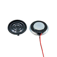 Haut-parleur rond en métal de 26 mm, Mylar, 8 ohms, 0,8 W, faible distorsion, aimant interne, IP67, pour interphone de bâtiment