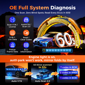 เครื่องมือวินิจฉัยระบบรถยนต์ Autel IM508S PRO Xp400pro ระดับ OE สำหรับการวินิจฉัยทุกระบบ โปรแกรมเมอร์กุญแจรถยนต์ เครื่องสแกน Obd2 - Product Image 4