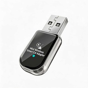 INPUTECH 2 In 1 Wired to Wireless CarPlay & Android Auto <b>USB</b> Car <b>Adapter</b> Mini Car Connect Converter - Product Image 2