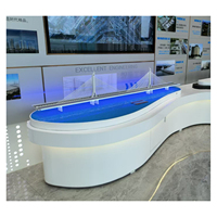 Modelo en Miniatura de Puente Colgante, Maqueta Arquitectónica a Escala, Diseño de Modelo 3D para Apartamentos, Hoteles y Villas