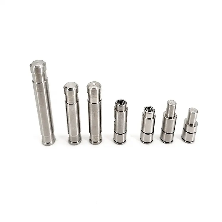 Electric Motor Shaft Machined Part Energy Vehicle Shaft Turning Parts CNC Machining Service Steel Nickel Plating Micro Machining