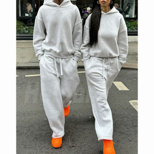 <strong>Custom</strong> 450 500gsm Men Jogger Tracksuit Men Heavyweight Baggy Sweatpants Hoodie Flare Sweat Pantsand Hoodie Sets <strong>Sweatsuit</strong> Men - Product Image 3