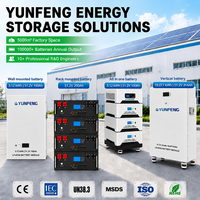 Fabricant de batteries BESS, pack de batteries Lifepo4 51,2V 200Ah, 300Ah, 10kWh, 15kWh, stockage d'énergie domestique, système de batterie lithium-ion solaire 48V