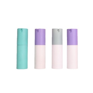 Botella de Loción al Vacío en Forma de U, Color Morado Esmerilado, 30 ml, Tipo Presión, Dispensador de Cosméticos de Viaje, Cuidado Corporal, Diseño Minimalista - Product Image 5
