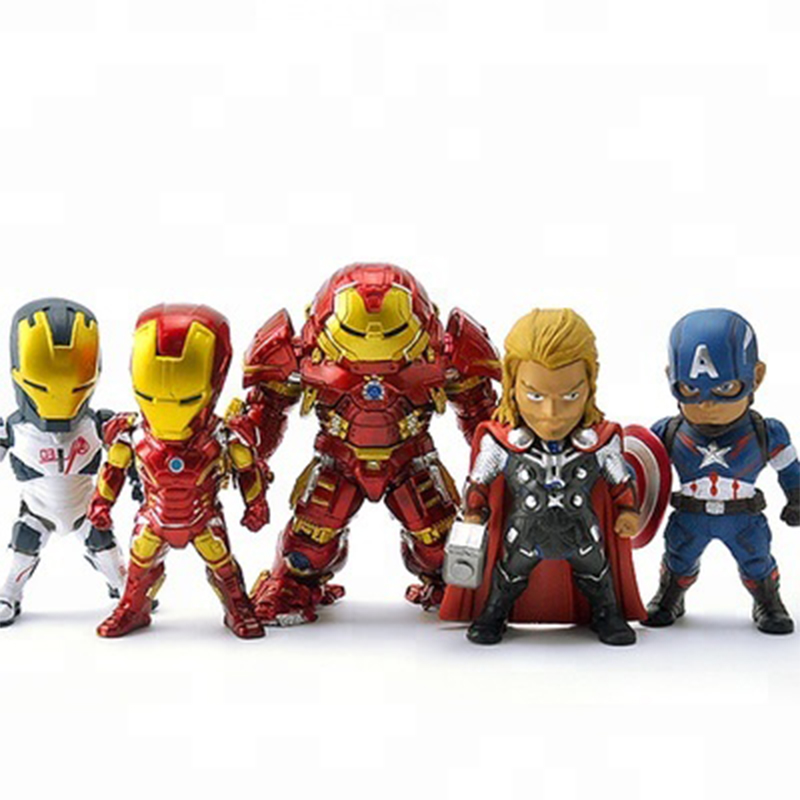 3 Civil War Figure Set Spider Man Ironman PVC Figure Model Toys