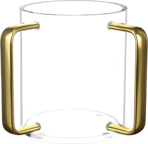 Netilat yadayim rửa chén 5 "Acrylic judaica rửa tay cup negel vasser với kép xử lý hiện đại và thiết kế thanh lịch - Product Image 1