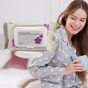 Toallitas de Tejido Suave para Cuidado Diario Sin <span class=keywords><strong>Alcohol</strong></span> OEM ODM Venta al por Mayor Húmedas Biodegradables de Fibra Vegetal Natural a Base de Agua Pura - Product Image 2